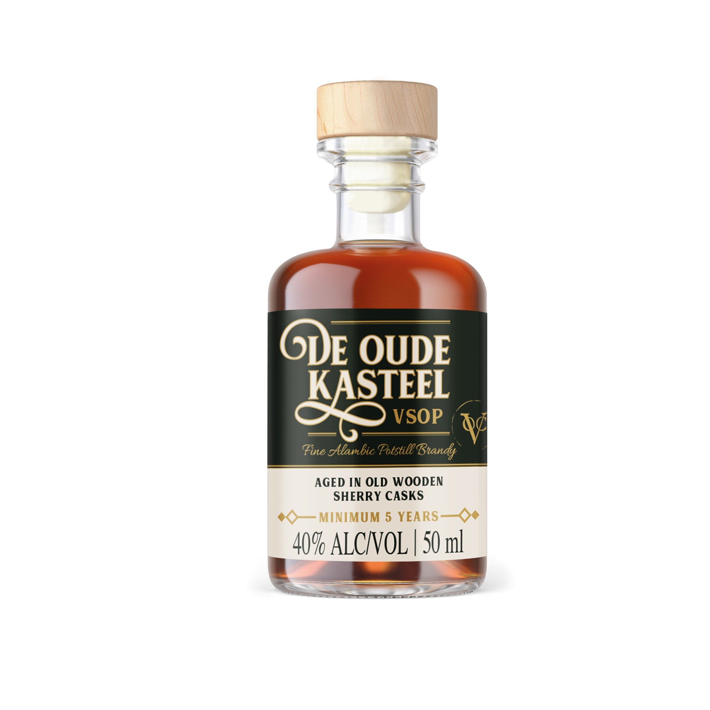 De Oude Kasteel VSOP 50 De Oude Kasteel VSOP Brandy (50ml) - Image 1