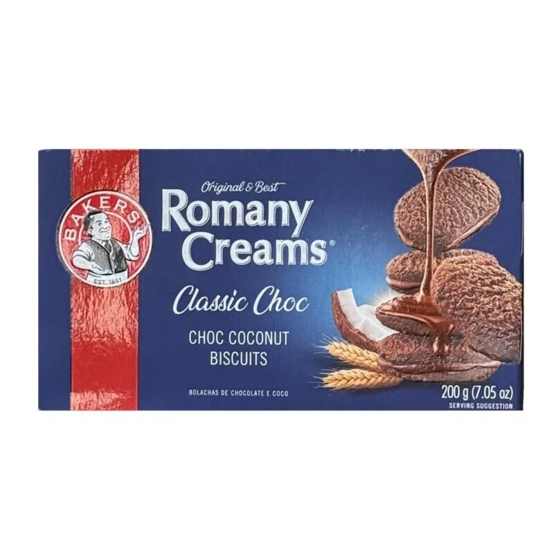 Bakers Romany Creams 7.05oz (200g), Classic Chocolate