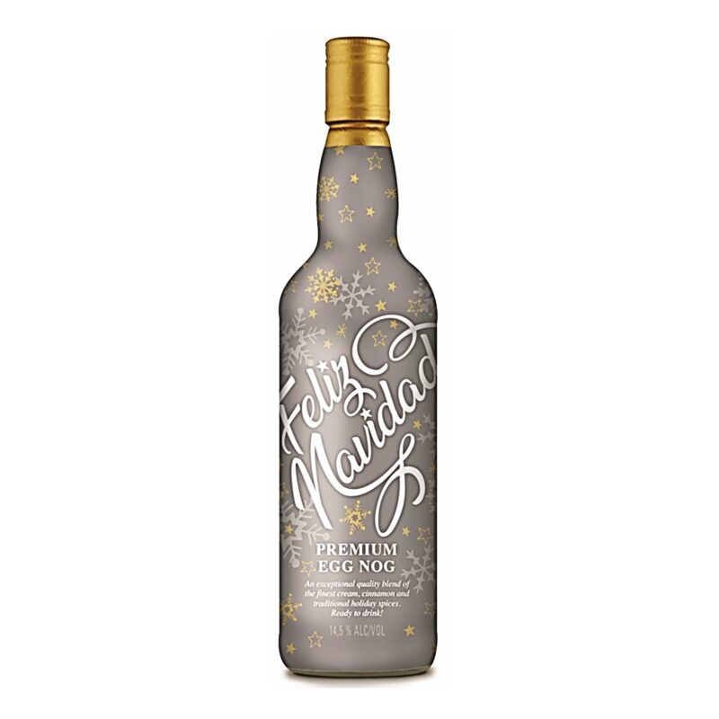 Happy Holidays EggNog Silver Sleeve