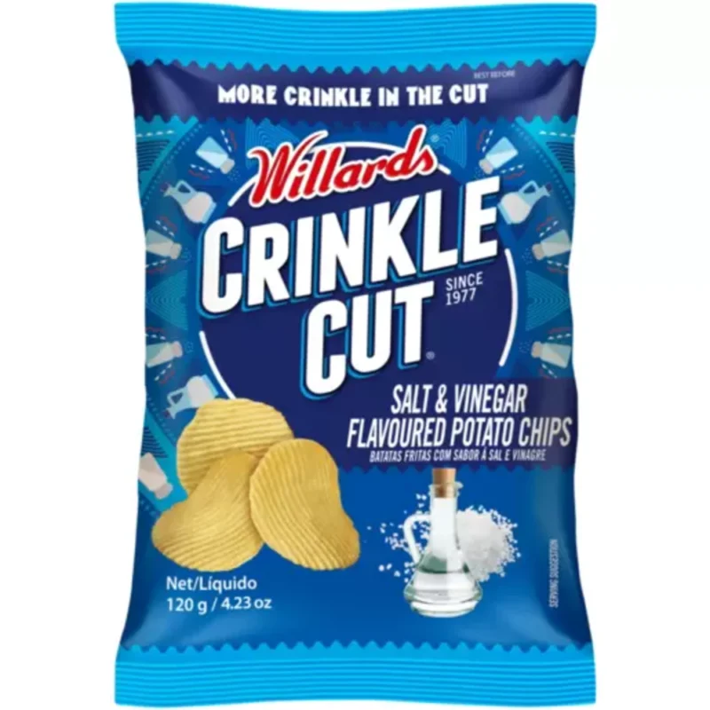 Willards Crinkle Cut - Salt & Vinegar