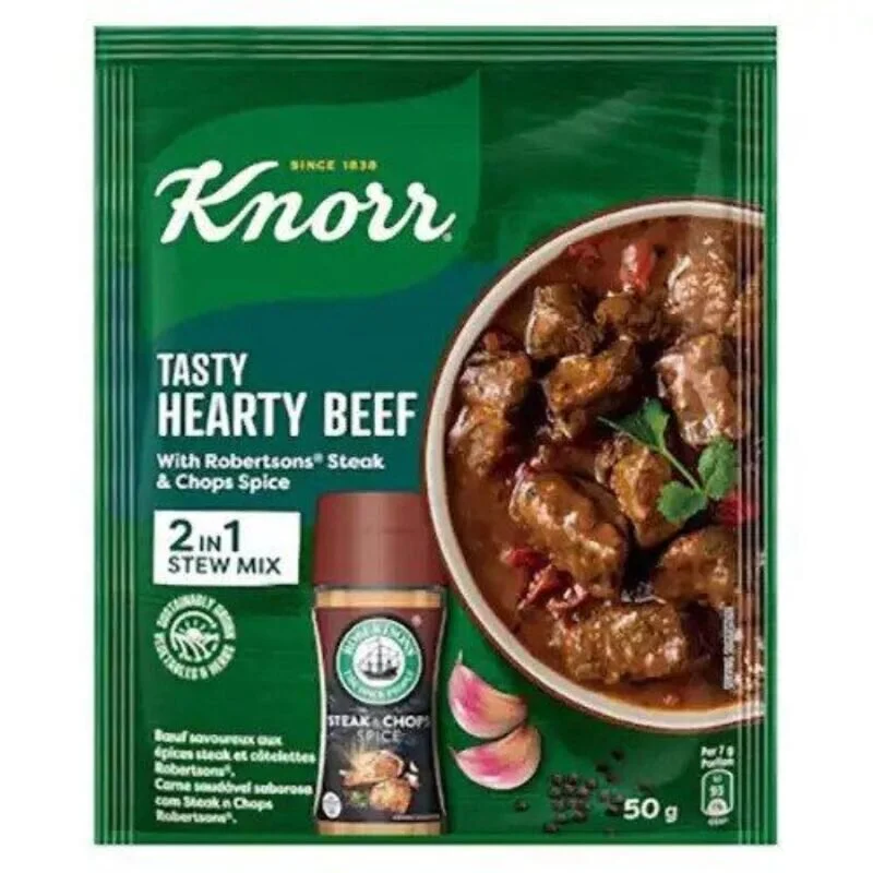 Knorr Tasty Packet Soup – Hearty Beef w/Steak & Chop