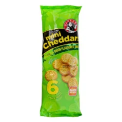 Bakers Mini Cheddars - Multipack Cheese & Onion 33g (Pack of 6)