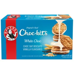 Bakers Choc-kits White Chocolate Biscuits
