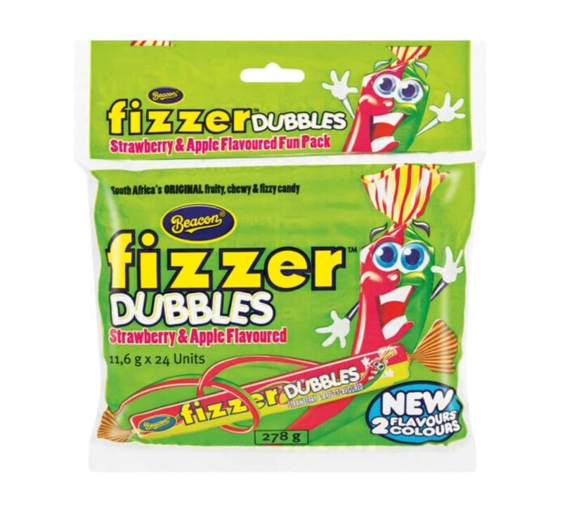 Beacon Fizzer Dubbles Strawberry and Apple (24 pack)