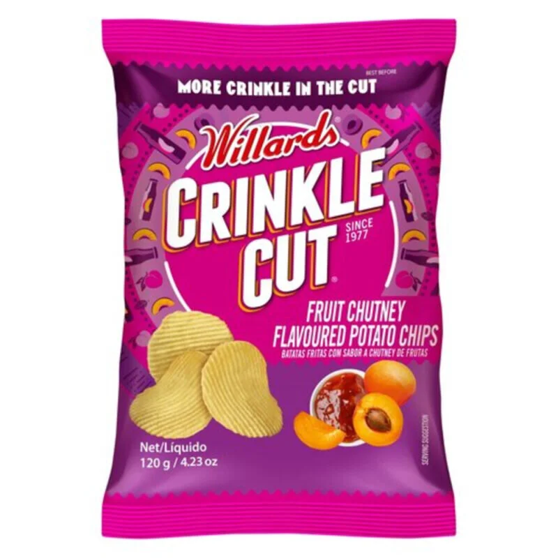 Willards Crinkle Cut – Fruit Chutney 1.06oz (30g)