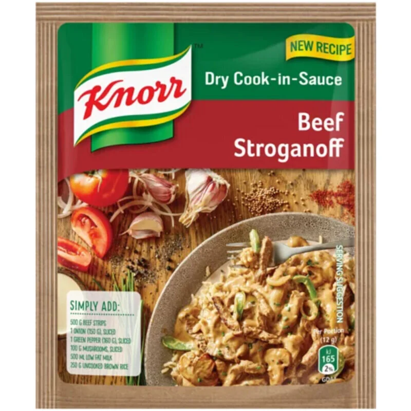 Knorr Cook-in-Sauce Beef Stroganoff 1.7oz (48g)