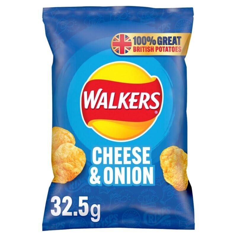 Walkers Cheese & Onion 1.1oz (32.5g)