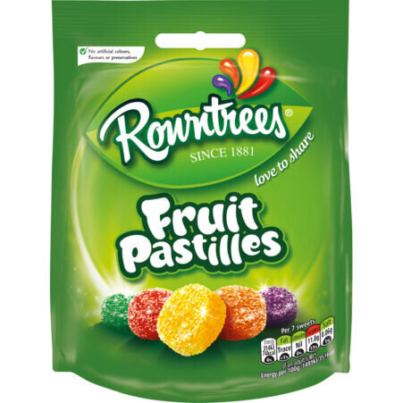 Nestle Rowntree's Fruit Pastille Pouch 5.04oz
