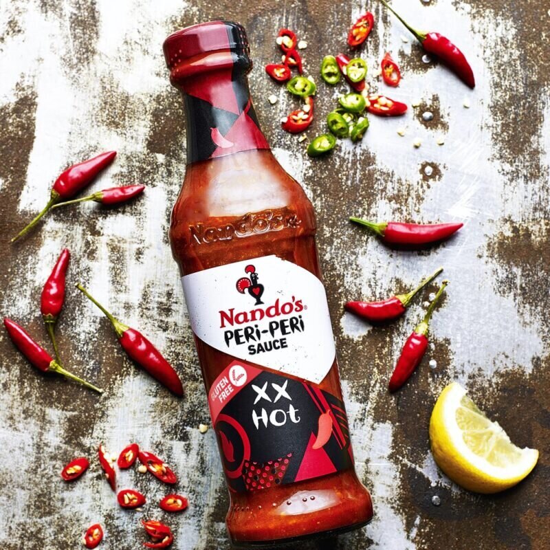 Nando's XX Hot Peri Peri Sauce 8.45floz (250ml) Bottle