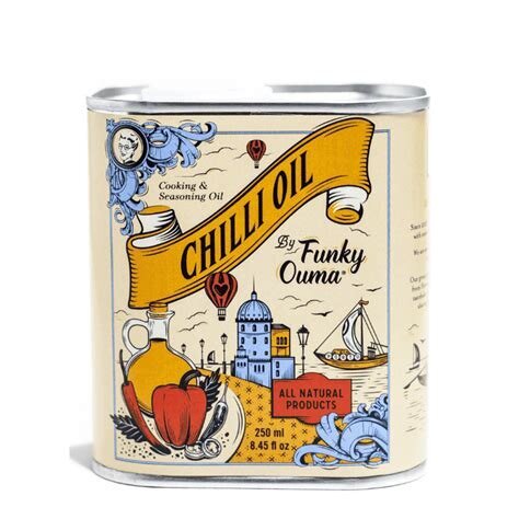 Funky Ouma Chili Oil 8.5oz (250ml) Tin