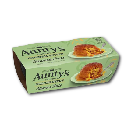 Aunty’s Golden Syrup Pudding 3.3oz (2 x 95g)