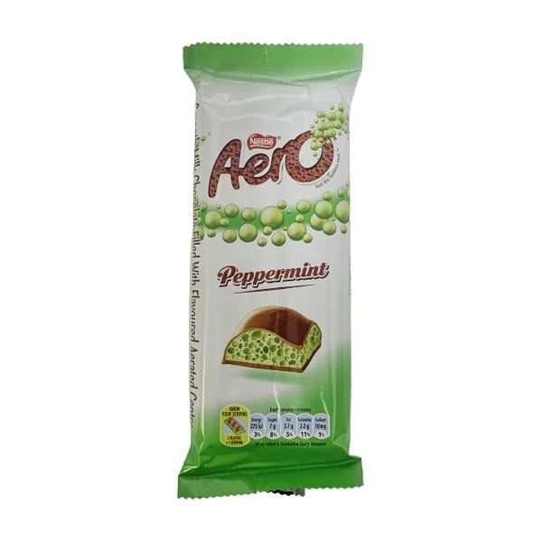 Nestle Aero Peppermint chocolate bar