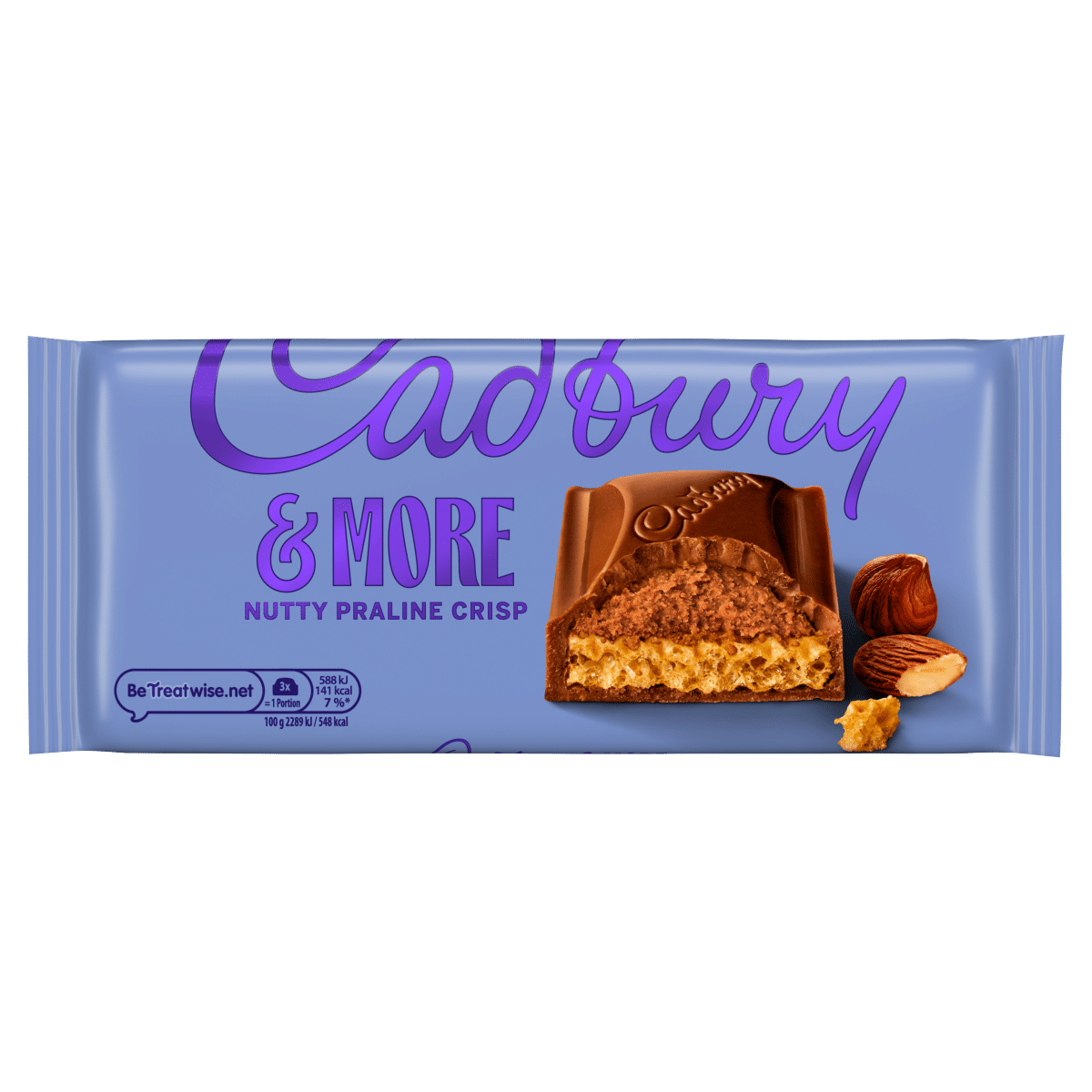 Cadbury More Nutty Praline Crisp 180g Cadbury More Nutty Praline Crisp 6.3oz (180g) - Image 1