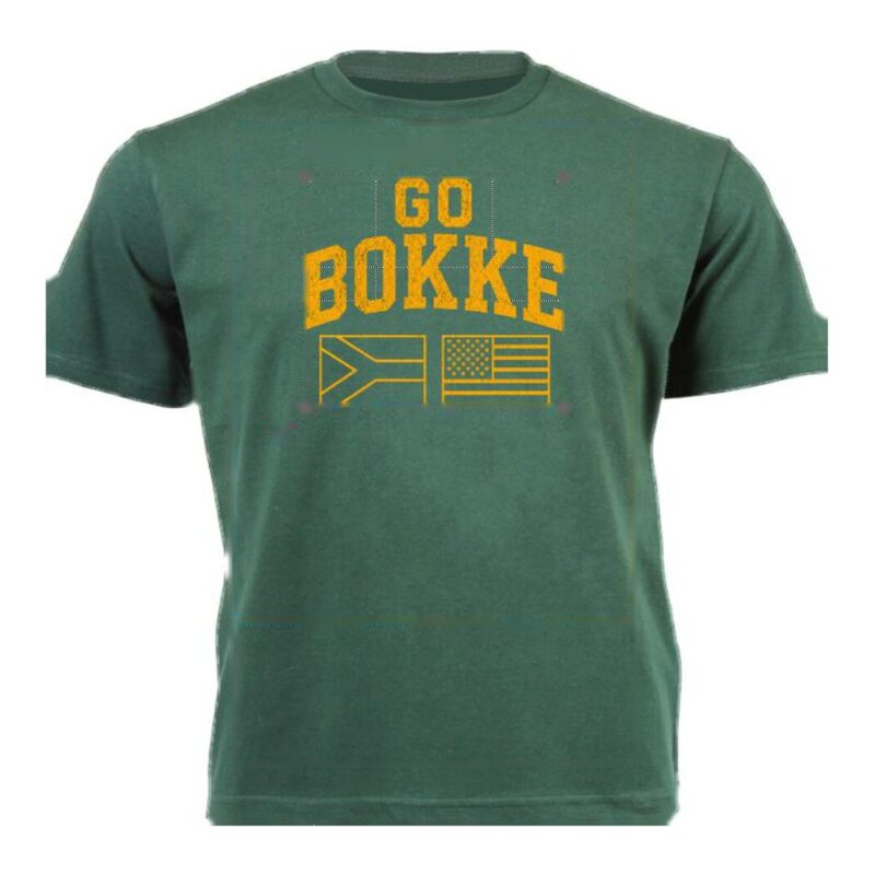Green Springbok Go Bokke T-shirt size 13-14