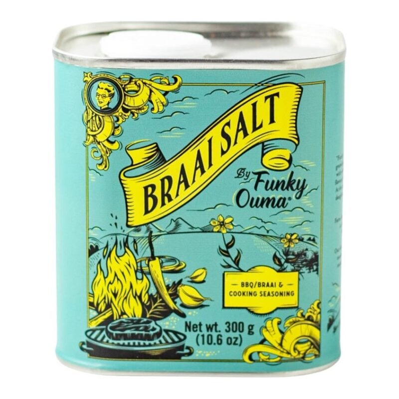 Funky Ouma Braai Salt 300g tin